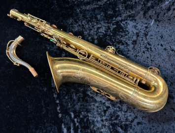 Photo Vintage Selmer Mark VI Tenor Sax – Raw Brass Players Special, Serial #159613